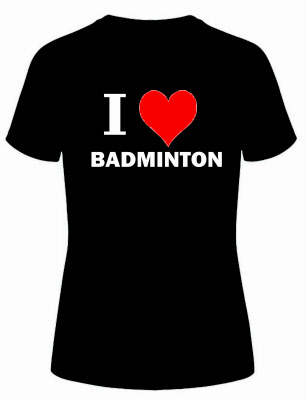 t-shirt badminton
